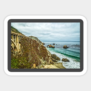 Pacific Coast Highway View Sticker